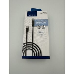 Insignia 1.8m (6 ft.) USB-A to USB-B Printer Cable (NS-PC2ABU6-C)